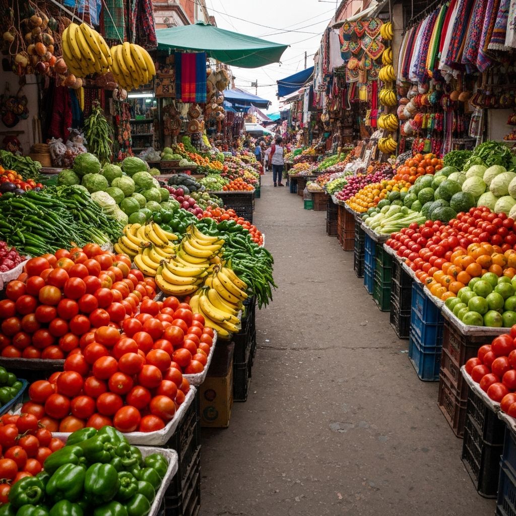 Mercado y disponibilidad de alimentos